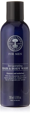 Neal's Yard Remedies Neal's Yard Remedies | Invigorating Hair & Body Wash | Gifts for Men | Certified Organic Bergamot & Grapefruit Fragrance | Revitalises The Mind |