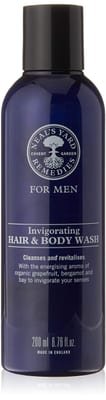 Neal's Yard Remedies Neal's Yard Remedies | Invigorating Hair & Body Wash | Gifts for Men | Certified Organic Bergamot & Grapefruit Fragrance | Revitalises The Mind |