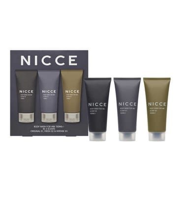 Nicce Nicce For Men 3X 150Ml Body Washes