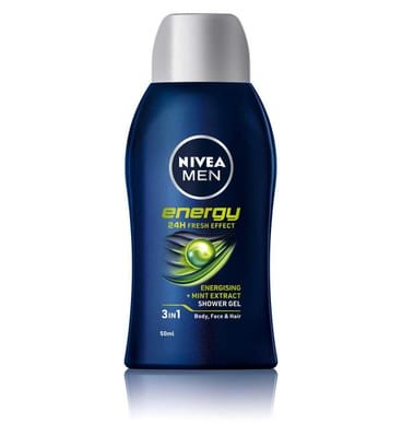 Nivea Nivea Men Energy Shower Gel For Body, Face & Hair 50ml