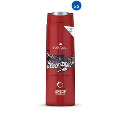 Old Spice Old Spice Shower Gel Night Panther 400Ml X5 Bundle