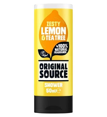 Original Source Original Source Lemon And Tea Tree Shower Gel Body Wash Travel Size 50ml
