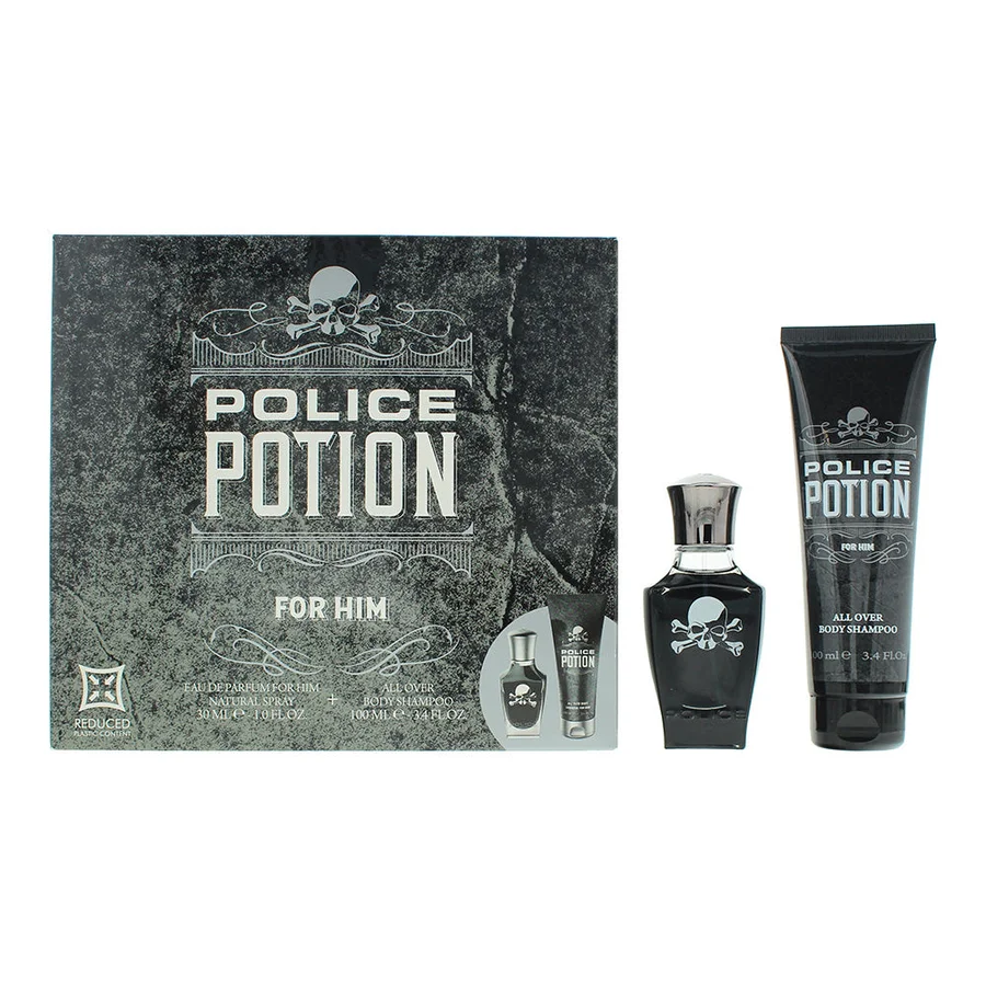 Police Police Potion For Him 2 Piece Gift Set: Eau De Parfum 30ml - Shower Gel 100ml