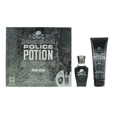 Police Police Potion For Him 2 Piece Gift Set: Eau De Parfum 30ml - Shower Gel 100ml