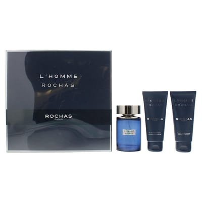 Rochas Rochas L'Homme Gift Set 100ml EDT + 100ml Shower Gel + 100ml Body Lotion