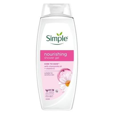 Simple Simple Kind To Skin Nourishing Shower Gel 450ml