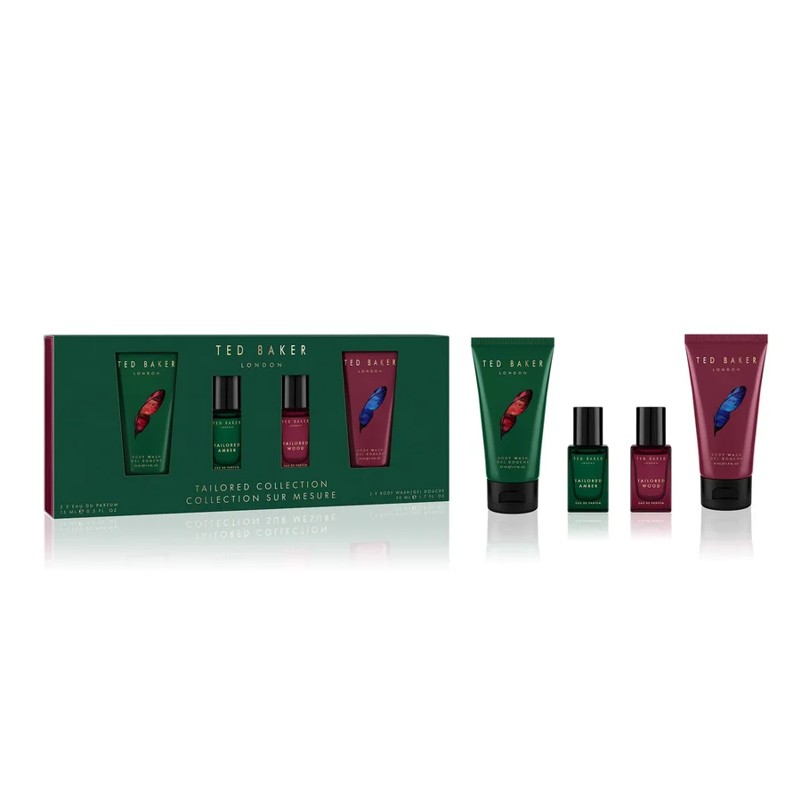Ted Baker Ted Baker Tailored Collection Gift Set 2x 15ml EDP + 2x 50ml Body Wash