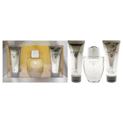 Top Gun Top Gun Chevron Gift Set 100ml EDT + 100ml Shower Gel + 100ml Aftershave Balm