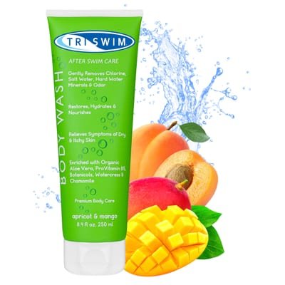 TRISWIM TRISWIM Chlorine Removal After Swim Body Wash | Removes Chlorine - Apricot & Mango