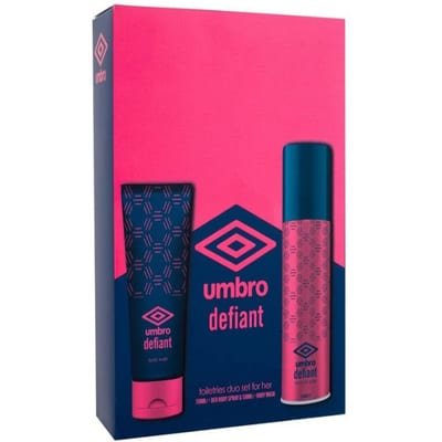 Umbro Umbro Defiant Gift Set 150ml Body Spray + 150ml Body Wash