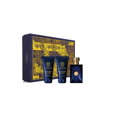 Versace Versace Pour Homme Dylan Blue Gift Set 50ml EDT + 50ml Aftershave Balm + 50ml Perfumed Bath & Shower Gel