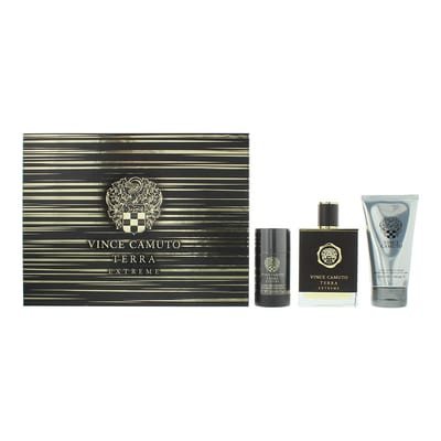 Vince Camuto Vince Camuto Terra Extreme Gift Set 100ml EDP + 150ml Shower Gel + 75ml Deodorant Stick