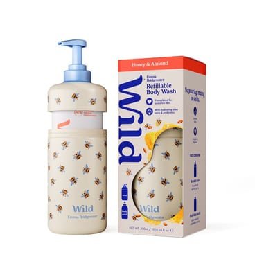 Wild Wild Emma Bridgewater Bee Body Wash Case + Honey & Almond Refill 300ml
