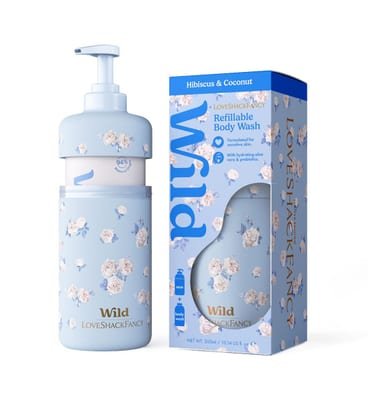 Wild Wild Love Shack Fancy Everblooming Rosettes Case And Hibiscus & Coconut Body Wash Refill 300ml