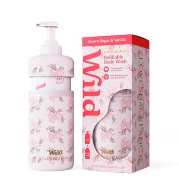 Wild Wild Love Shack Fancy Rosa Beaux Case And Brown Sugar & Vanilla Body Wash Refill 300ml