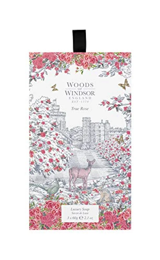 Woods Of Windsor Woods Of Windsor True Rose Soap 60g 3 Pieces