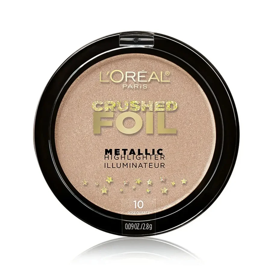 L'Oreal L'Oreal Highlighter Bronzer Crushed Foil Metallic - 10 Rose Quartz