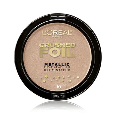 L'Oreal L'Oreal Highlighter Bronzer Crushed Foil Metallic - 10 Rose Quartz