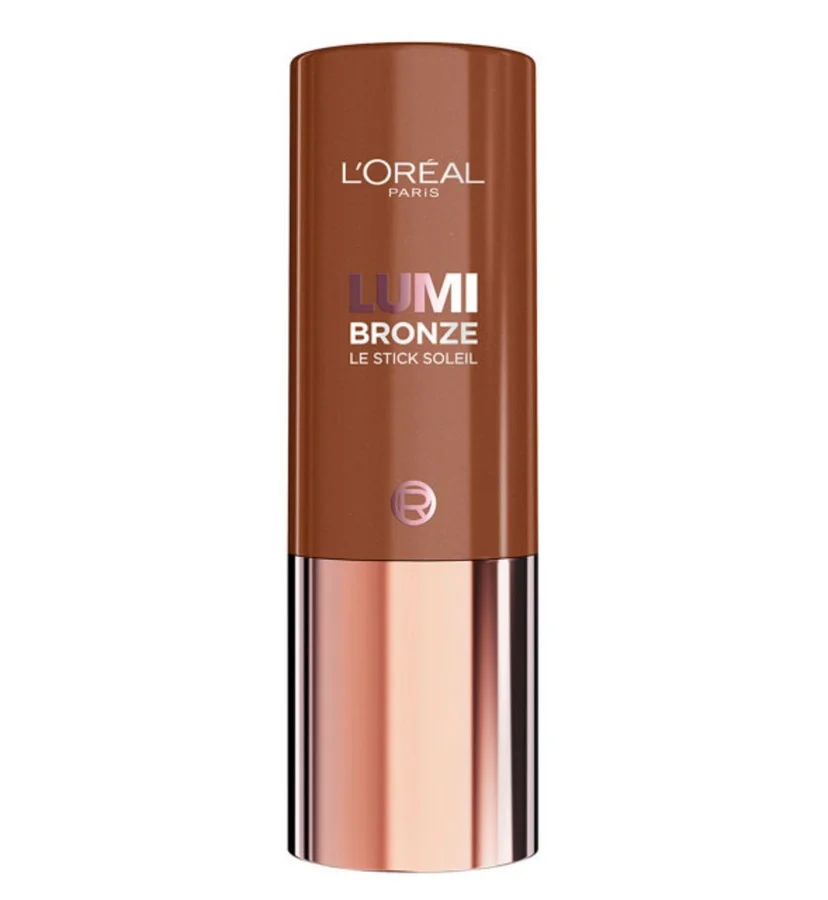 Loreal L'Oreal Paris Bronzer, Lumi Bronze Le Stick Soleil, Cream-To-Powder Bronzer Stick, Sunset Dore, 9g