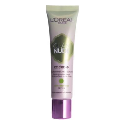 L'Oreal L'Oreal Paris Glam Nude CC Cream Anti Redness 30ml