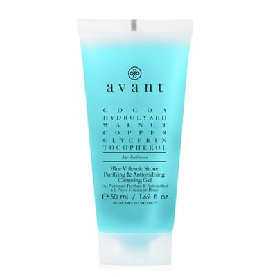 Avant Skincare Blue Volcanic Stone Purifying & Antioxidising Cleansing Gel | Packaging: Travel Pack - 100ml