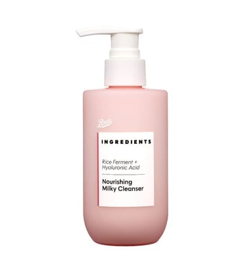 Boots Boots Ingredients Nourishing Rice Ferment And Hyaluronic Acid Milky Cleanser200 ml, 200ml