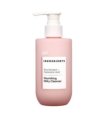 Boots Boots Ingredients Nourishing Rice Ferment And Hyaluronic Acid Milky Cleanser200 ml, 200ml