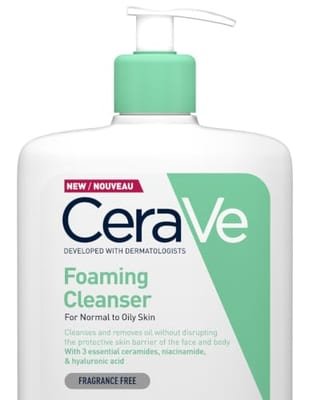 CeraVe Cerave Foaming Cleanser With Niacinamide For Normal To Oily Skin 976ml