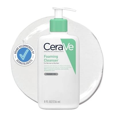 CeraVe CeraVe Foaming Cleanser with Niacinamide for Normal to Oily Skin