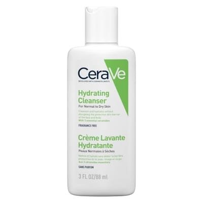 CeraVe Cerave Hydrating Cleanser For Normal To Dry Skin Travel Size 88ml