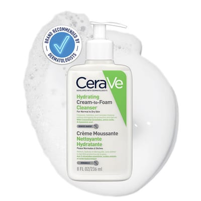CeraVe CeraVe Hydrating Cream-to-Foam Cleanser (236ml)