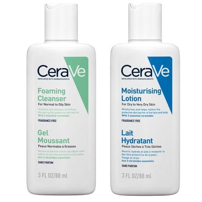 CeraVe Cerave Mini Foaming Cleanser & Lotion Travel-Size Bundle