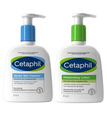 Cetaphil Cetaphil Gentle Skin Cleanser & Moisturising Lotion Bundle