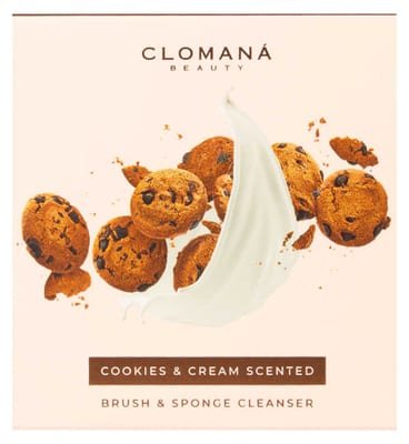 Clomana Beauty Ltd Clomana Beauty Ltd Clomana Beauty Limited Brush And Sponge Cleanser Cookies Cream 114g