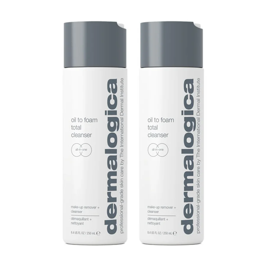 Dermalogica Dermalogica Oil To Foam Total Cleanser (2 x 250ml) Duo