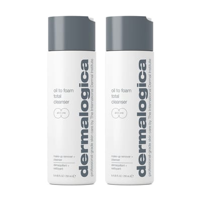 Dermalogica Dermalogica Oil To Foam Total Cleanser (2 x 250ml) Duo