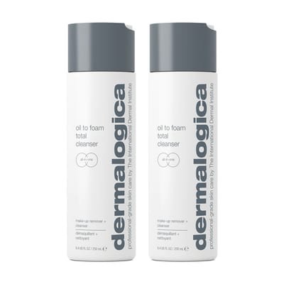 Dermalogica Dermalogica Oil To Foam Total Cleanser (2 x 250ml) Duo