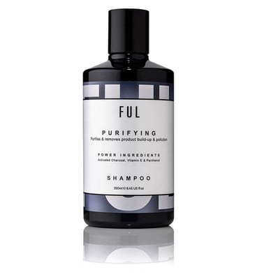 FUL FUL Purifying Charcoal Shampoo250 Ml – Clarifying Detox For Oily Scalp & Buildup | Deep Cleanser Greasy Hair, 250ml
