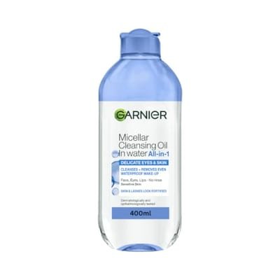 Garnier Garnier Micellar Water Facial Cleanser For Delicate Skin And Eyes 400ml