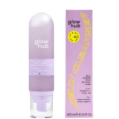 Glow Hub Glow Hub Purifying and Brightening Jelly Cleanser - Blueberry and Black Tea 120ml