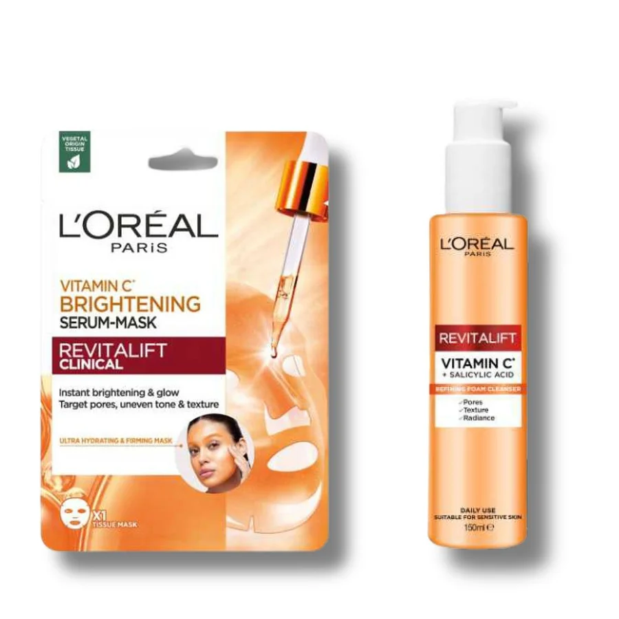 Loreal L'Oreal Paris Revitalift Clinical Vitamin C Cleanser & Mask