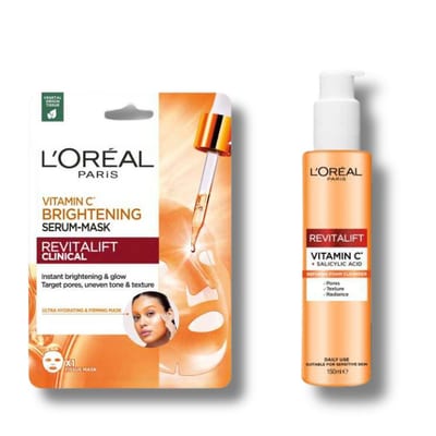 Loreal L'Oreal Paris Revitalift Clinical Vitamin C Cleanser & Mask