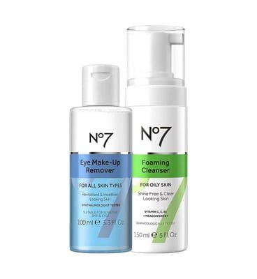NO7 No7 Foaming Cleanser Bundle Oily