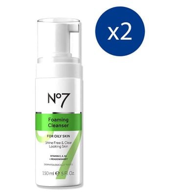 NO7 No7 Foaming Cleanser Duo Oily