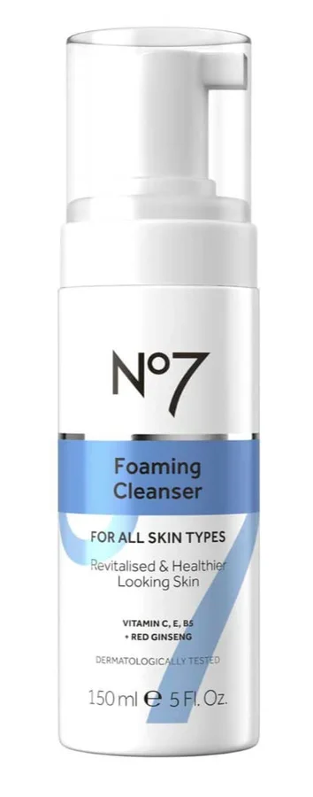 No7 No7 Radiant Results Revitalising Foaming Cleanser 150ml - Clear