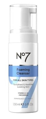 No7 No7 Radiant Results Revitalising Foaming Cleanser 150ml - Clear