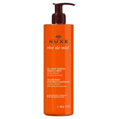 NUXE Nuxe Reve de Miel Face and Body Ultra-Rich Cleansing Gel 400ml - Dry/Sensitive Skin