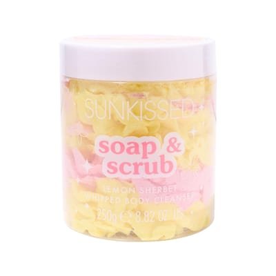 Sunkissed Sunkissed Soap & Scrub Lemon Sherbet Whipped Body Cleanser 250g