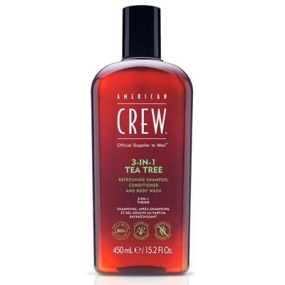 American Crew American Crew Tea Tree 3-in-1 Shampoo, Conditioner & Body Wash 450ml