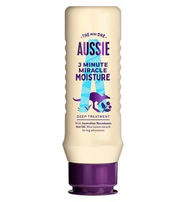 Aussie Aussie 3 Minute Miracle Moisture - Vegan Deep Conditioner Treatment, 75ml